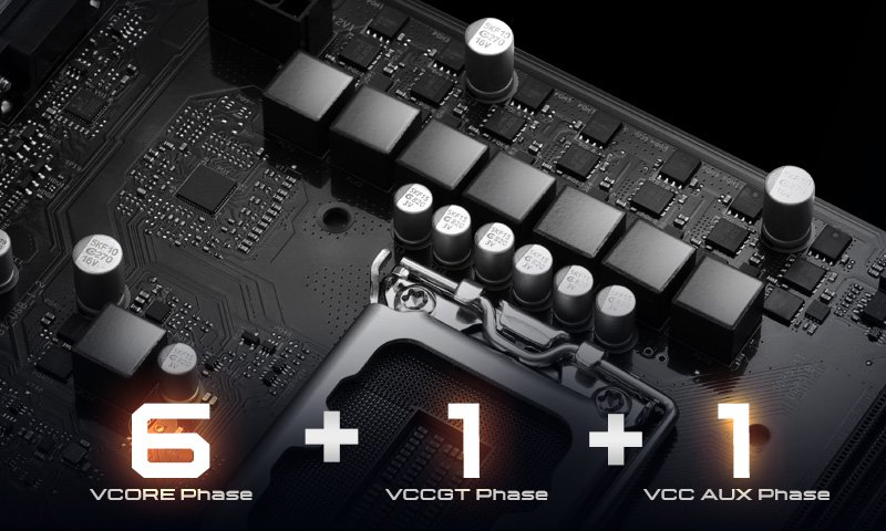 6+1+1 Power Phase Design